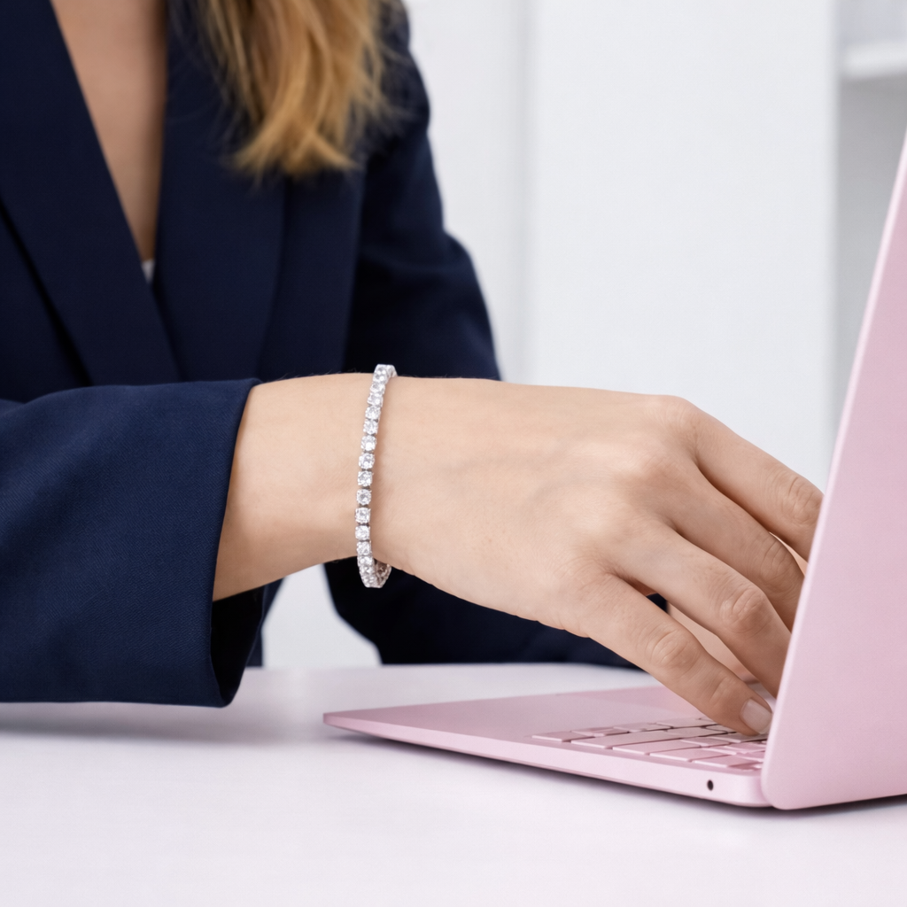 Pulsera Elegance 925  | Detalle minimalista con brillo de lujo